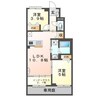グルーヴィ 2LDKの間取り