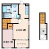 オリオン（蟹江） 1LDKの間取り