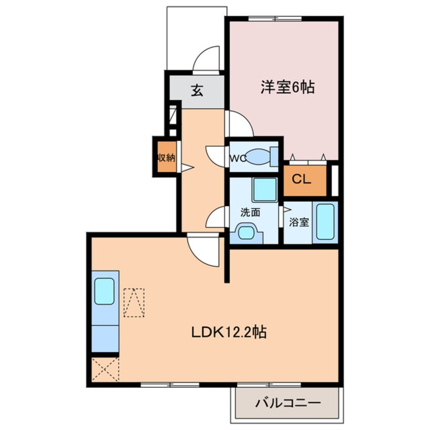 間取図 フォルトナ