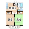 東北新幹線（東北地方）/郡山駅 バス:15分:停歩11分 1階 築31年 2DKの間取り