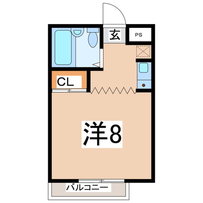 間取図 東北新幹線（東北地方）/郡山駅 徒歩18分 1階 築28年