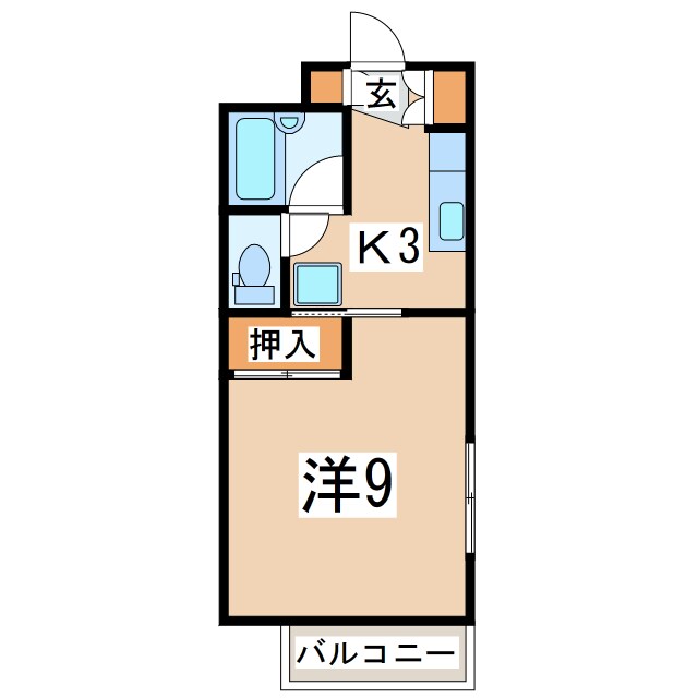 間取り図 東北新幹線（東北地方）/郡山駅 バス20分郡山高校下車:停歩5分 2階 築32年