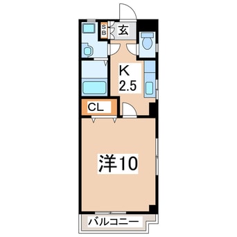 間取図 東北新幹線（東北地方）/郡山駅 バス19分希望ヶ丘入口下車:停歩3分 2階 築29年