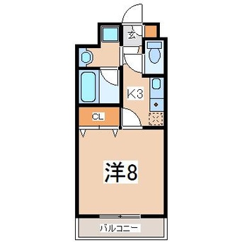 間取図 東北新幹線（東北地方）/郡山駅 バス20分島東下車:停歩3分 3階 築26年