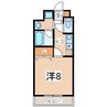 東北新幹線（東北地方）/郡山駅 バス:20分:停歩3分 3階 築26年 1Kの間取り
