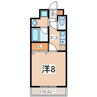 間取図 東北新幹線（東北地方）/郡山駅 バス20分島東下車:停歩3分 3階 築26年