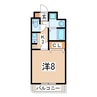 東北新幹線（東北地方）/郡山駅 バス:20分:停歩3分 2階 築26年 1Kの間取り