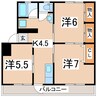 東北新幹線（東北地方）/郡山駅 バス:20分:停歩5分 3階 築44年 3Kの間取り