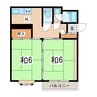 東北新幹線（東北地方）/郡山駅 バス:17分:停歩1分 2階 築38年 2Kの間取り
