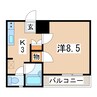 東北新幹線（東北地方）/郡山駅 バス:17分:停歩5分 3階 築47年 1Kの間取り