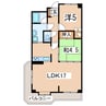 東北新幹線（東北地方）/郡山駅 バス:20分:停歩5分 3階 築38年 2LDKの間取り