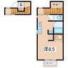 東北新幹線（東北地方）/郡山駅 バス:20分:停歩7分 2階 築9年 1Rの間取り