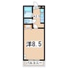 東北新幹線（東北地方）/郡山駅 バス:24分:停歩4分 2階 築27年 1Kの間取り