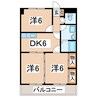 東北新幹線（東北地方）/郡山駅 バス:30分:停歩1分 4階 築37年 3DKの間取り
