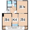 東北新幹線（東北地方）/郡山駅 バス:20分:停歩1分 4階 築50年 3Kの間取り