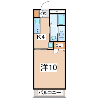 間取図 東北新幹線（東北地方）/郡山駅 バス11分城清水下車:停歩3分 1階 築25年