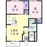 東北新幹線（東北地方）/郡山駅 バス:23分:停歩8分 1階 築21年 2LDKの間取り