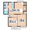 東北新幹線（東北地方）/郡山駅 バス:27分:停歩5分 2階 築45年 2LDKの間取り