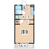東北新幹線（東北地方）/郡山駅 バス:16分:停歩3分 2階 築35年 1Kの間取り