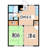 東北新幹線（東北地方）/郡山駅 バス:10分:停歩15分 2階 築33年 2DKの間取り