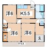 東北本線/郡山駅 バス:39分:停歩14分 1階 築39年 3Kの間取り