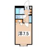 東北本線/郡山駅 徒歩69分 1階 築34年 1Kの間取り
