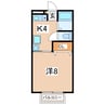 東北本線/安積永盛駅 徒歩18分 1階 築34年 1Kの間取り