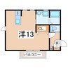 東北本線/郡山駅 バス:15分:停歩7分 2階 築20年 1Rの間取り