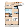 東北新幹線（東北地方）/郡山駅 徒歩14分 2階 築6年 2LDKの間取り