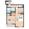 東北新幹線（東北地方）/郡山駅 徒歩14分 1階 築6年 1LDKの間取り