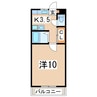 東北本線/安積永盛駅 徒歩33分 2階 築22年 1Kの間取り
