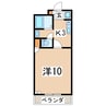 東北本線/安積永盛駅 徒歩41分 2階 築31年 1Kの間取り
