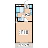 東北本線/安積永盛駅 徒歩41分 2階 築31年 1Kの間取り
