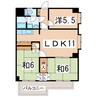 東北本線/郡山駅 バス:15分:停歩5分 3階 築37年 3LDKの間取り