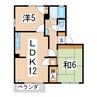 東北本線/安積永盛駅 徒歩37分 1階 築33年 2LDKの間取り