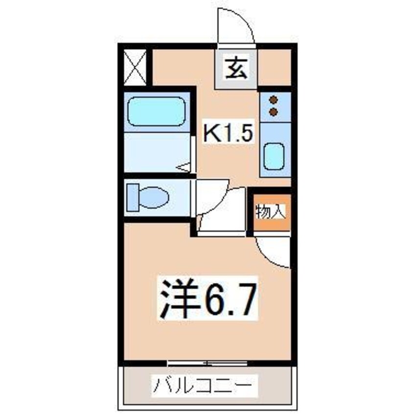 間取図 グランデージ虎丸