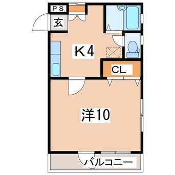 間取図 東北新幹線（東北地方）/郡山駅 バス20分一本松下車:停歩2分 1階 築27年