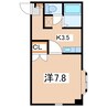 東北本線/郡山駅 バス:23分:停歩1分 3階 築36年 1Kの間取り
