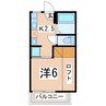 東北本線/郡山駅 徒歩32分 1階 築40年 1Kの間取り