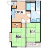 東北新幹線（東北地方）/郡山駅 バス:32分:停歩7分 2階 築33年 2DKの間取り