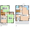 東北本線/郡山駅 徒歩23分 1-2階 築37年 3LDKの間取り