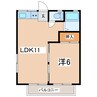 東北本線/須賀川駅 徒歩21分 1階 築36年 1LDKの間取り