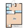 磐越西線<森と水とロマンの鉄道>/郡山富田駅 徒歩30分 2階 築38年 1Kの間取り