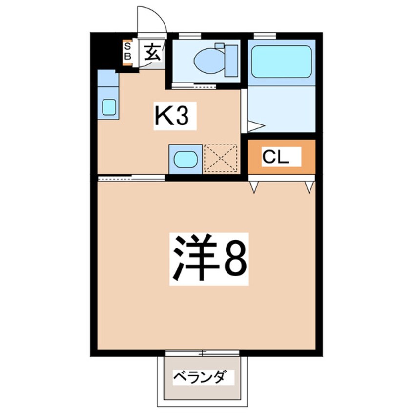 間取図 ドミール安積