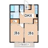 東北本線/須賀川駅 徒歩43分 1階 築20年 2DKの間取り