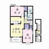 シャルマンＢ 2LDKの間取り