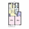 内房線/五井駅 徒歩19分 1階 築24年 2DKの間取り