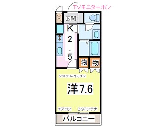 間取図 内房線/袖ケ浦駅 徒歩12分 1階 築17年