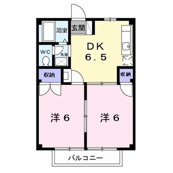 間取図 スカイハイツ