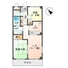 内房線/五井駅 バス:6分:停歩3分 1階 築23年 2LDKの間取り